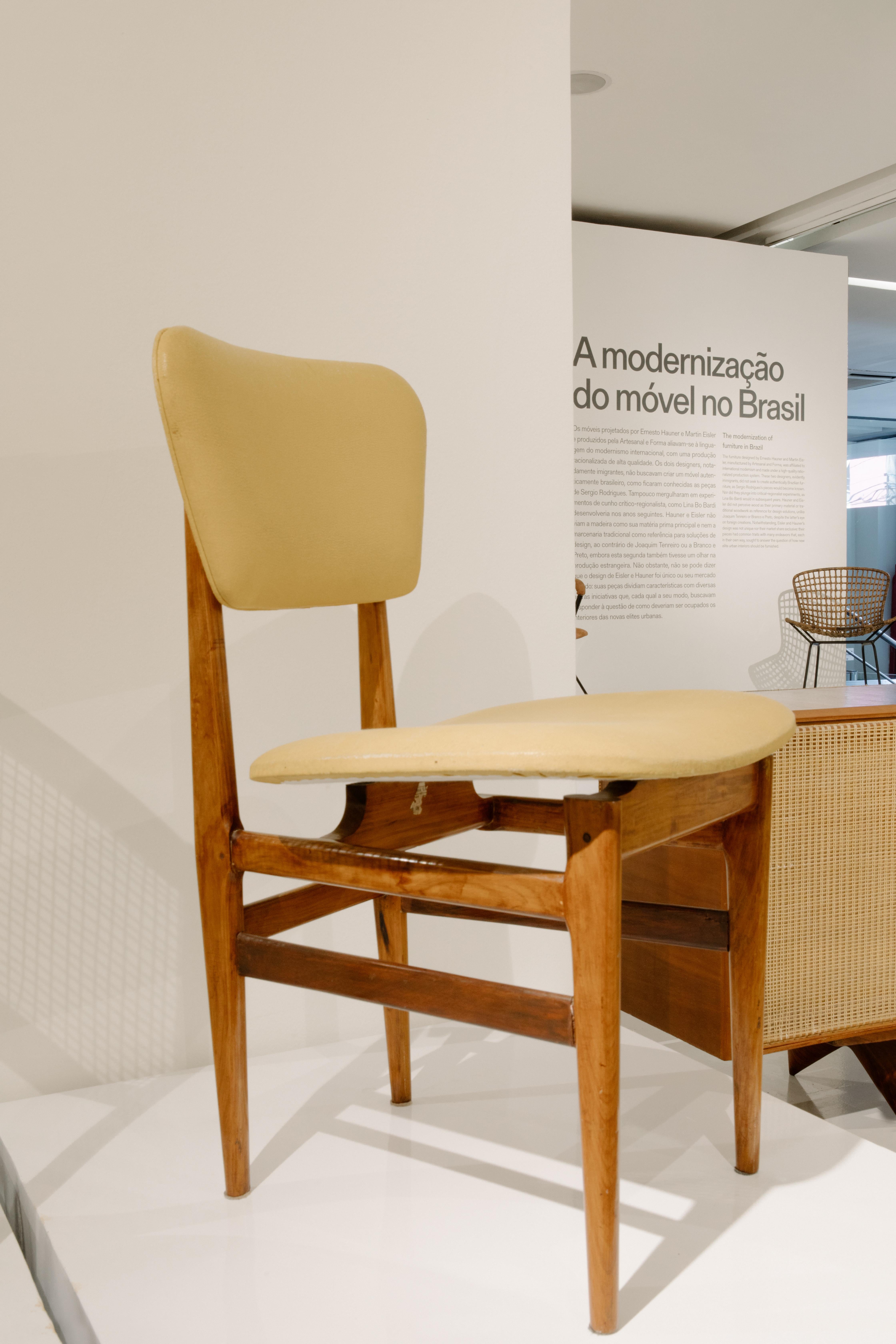 Set of Six Chairs by Carlo Hauner, Brazilian Design 8