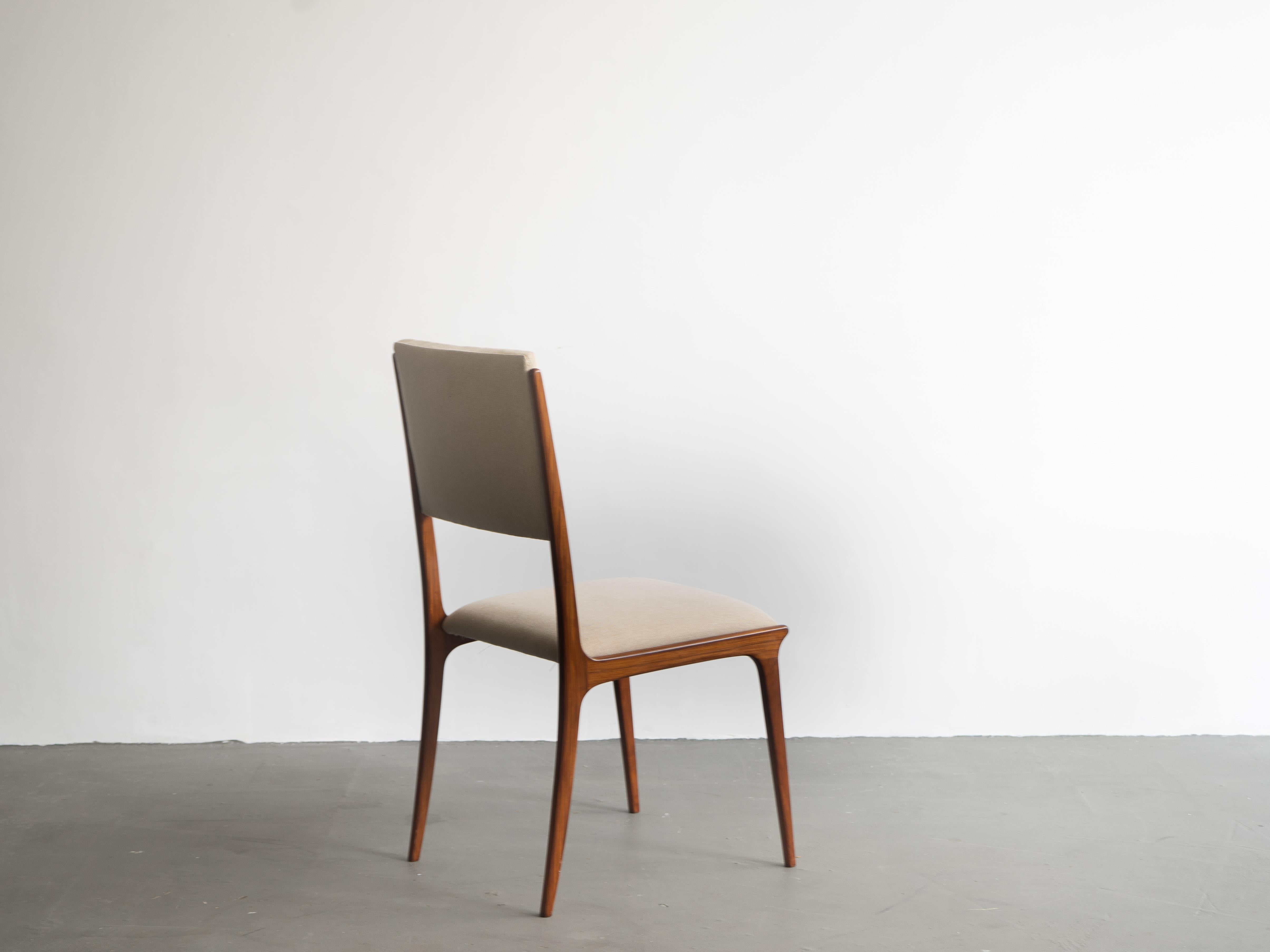 Set of Six Chairs by Carlo Hauner, Brazilian Design For Sale 1