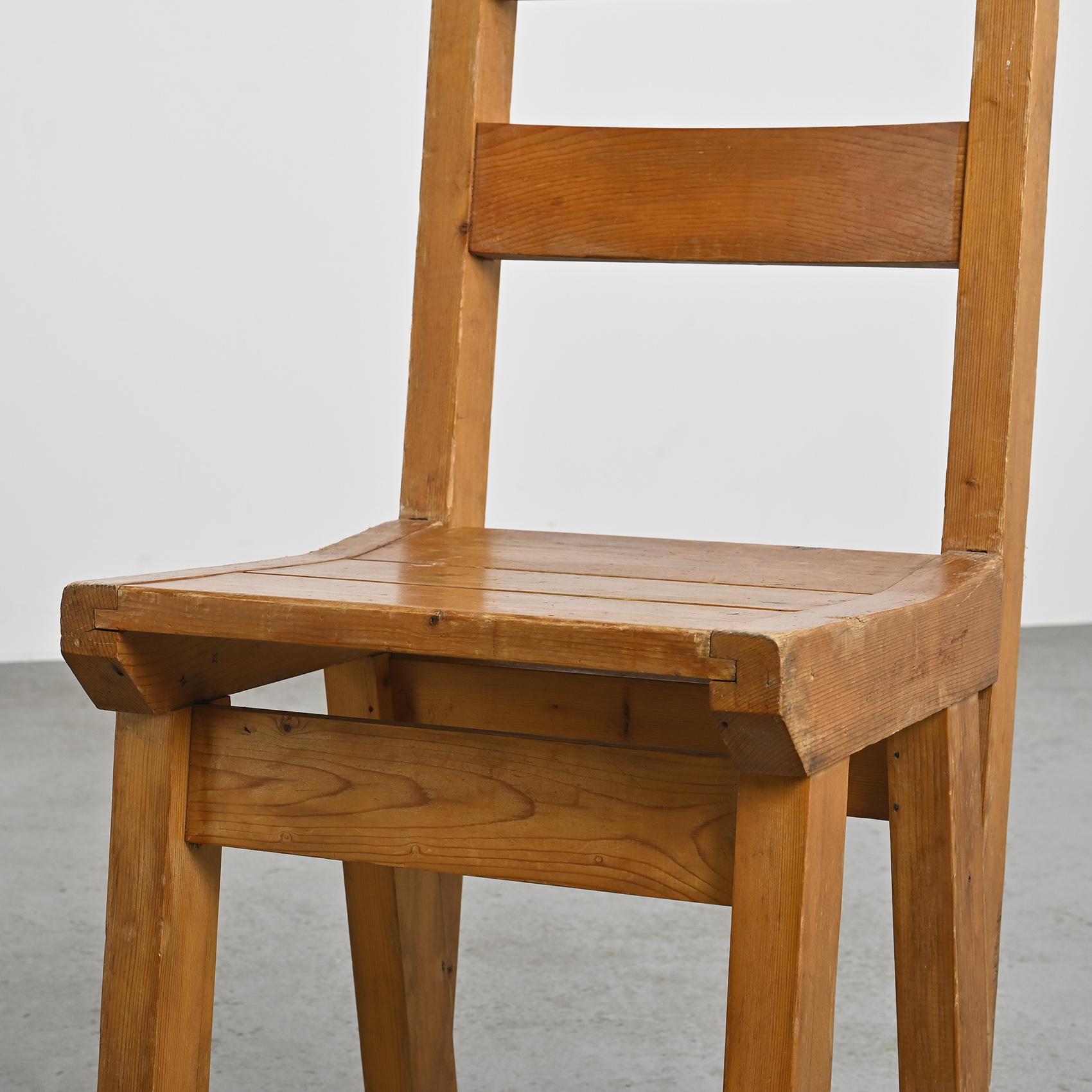 Christian Durupt, a skilled French cabinetmaker who worked in the 1960s and gained renown for his exquisite creations in solid wood. Notably, he collaborated with Charlotte Perriand in designing ski resort accommodations in the Savoie region.
