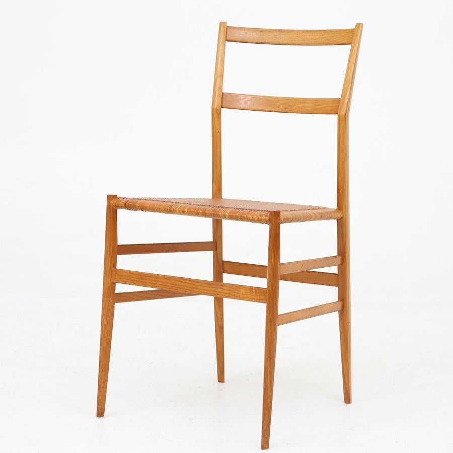 Scandinavian Modern Set of Six Chairs by Gio Ponti