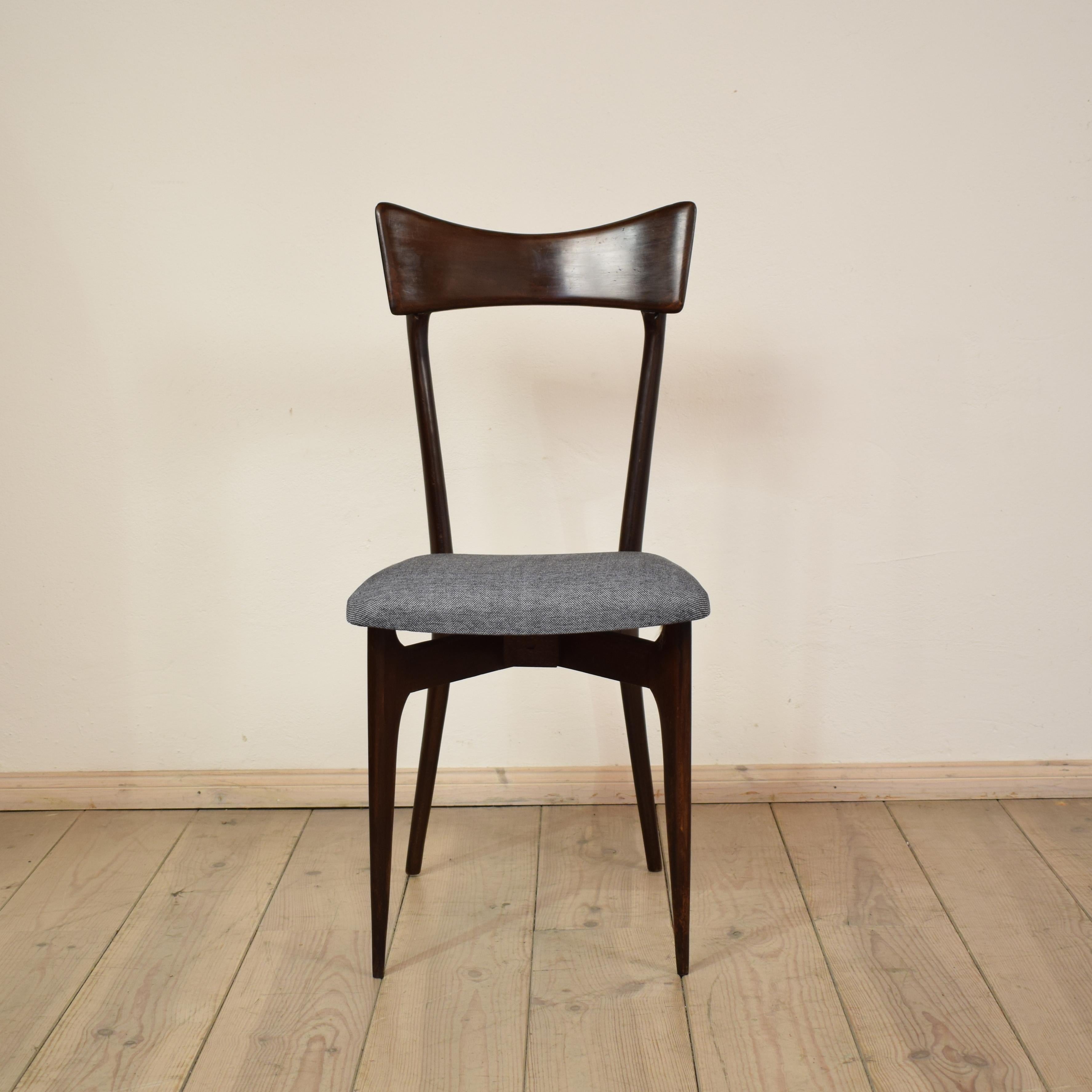 Set of Six Chairs by Ico Parisi for Colombo Cantu, Italy In Excellent Condition In Berlin, DE