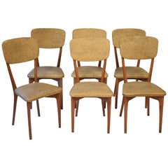 Set of Six Chairs by Ico Parisi Model "651", Italy, circa 1950