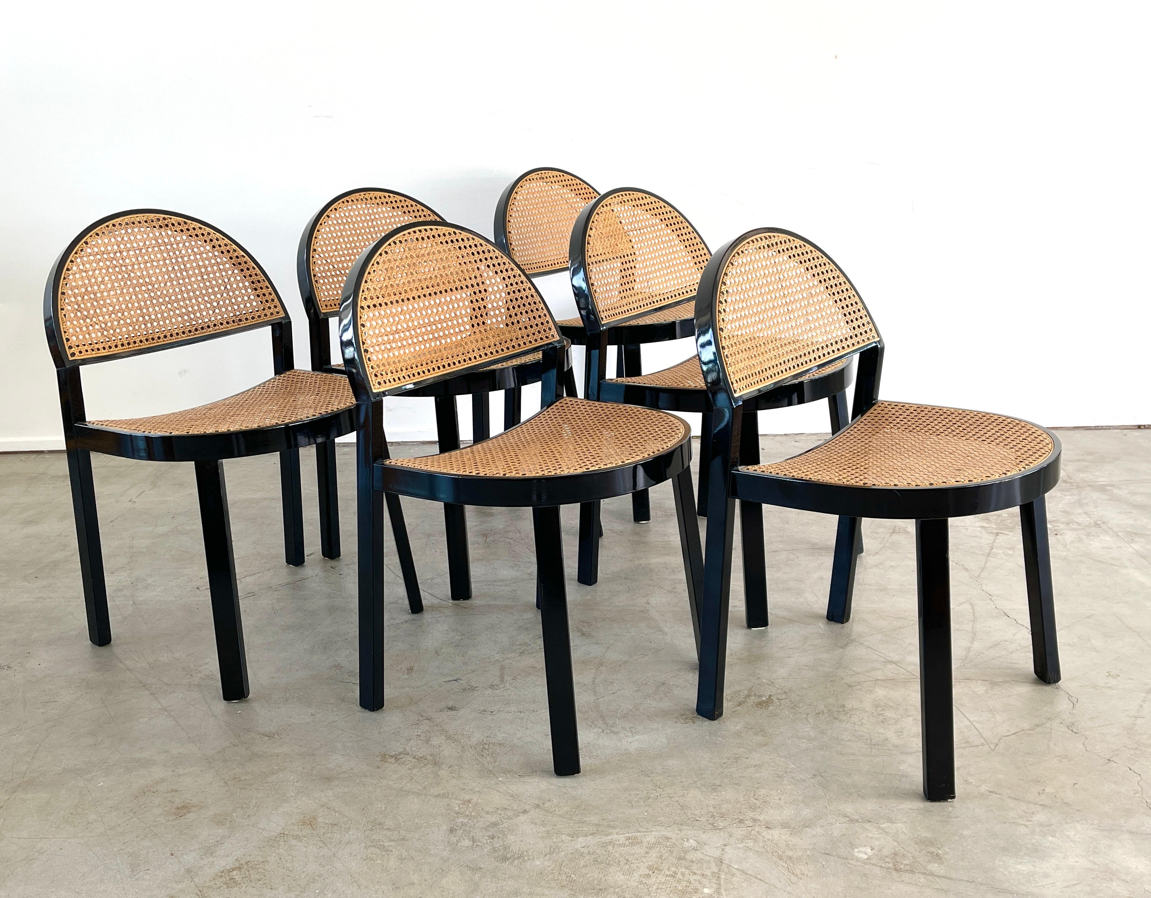Set of Six Chairs by Jonathan De Pas & Donato D'urbino 5