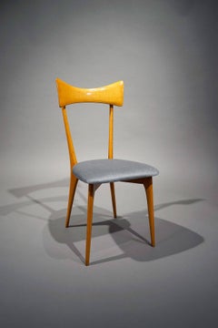 Set of Six Chairs by Luisa & Ico Parisi, Colombo Cantú, Italy, 1945