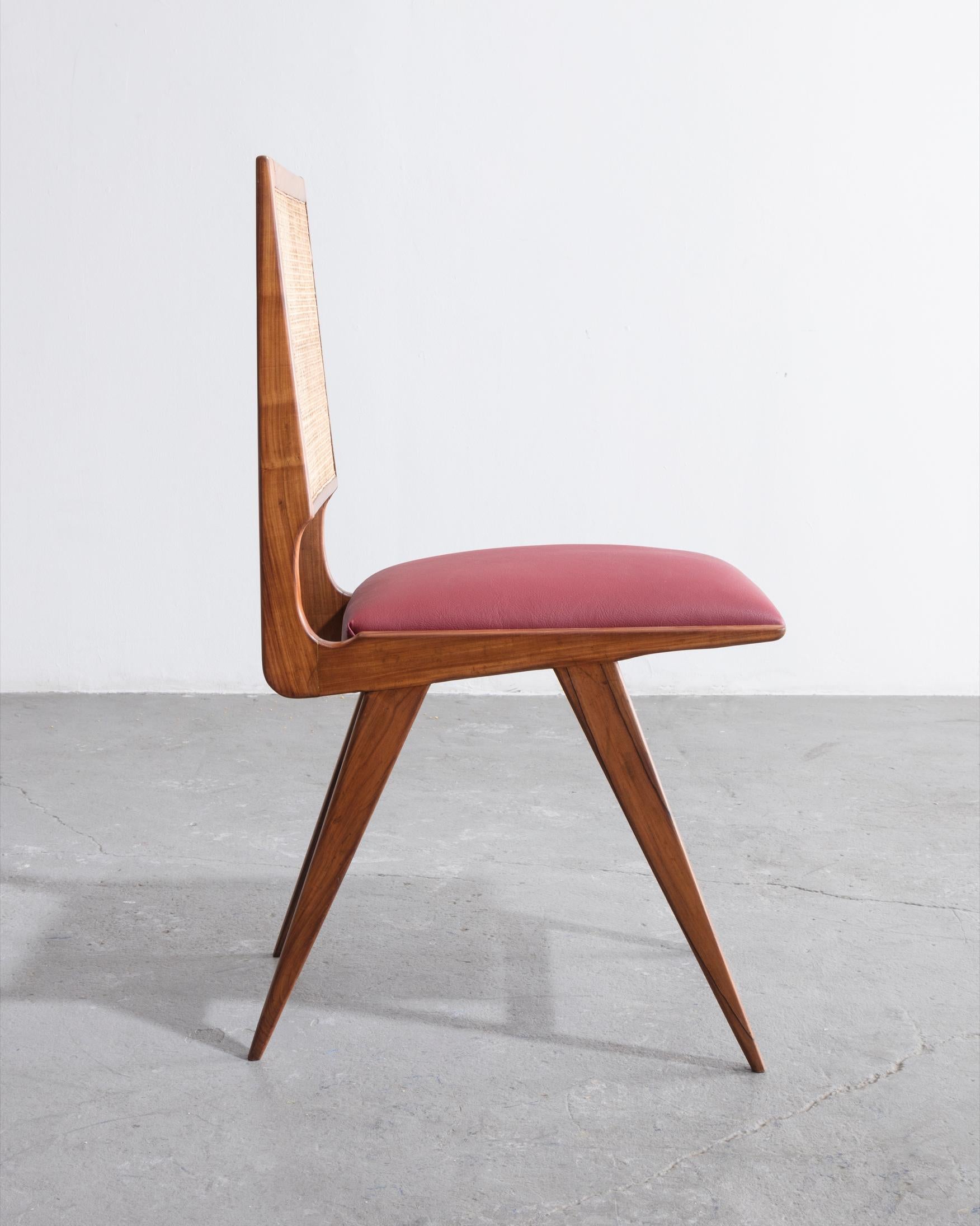 Mid-20th Century Set of Six Chairs by Martin Eisler For Sale