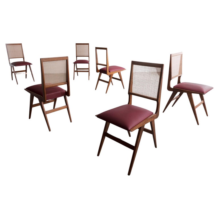 Martin Eisler Set of Six Chairs, 1950s, offered by R & Company
