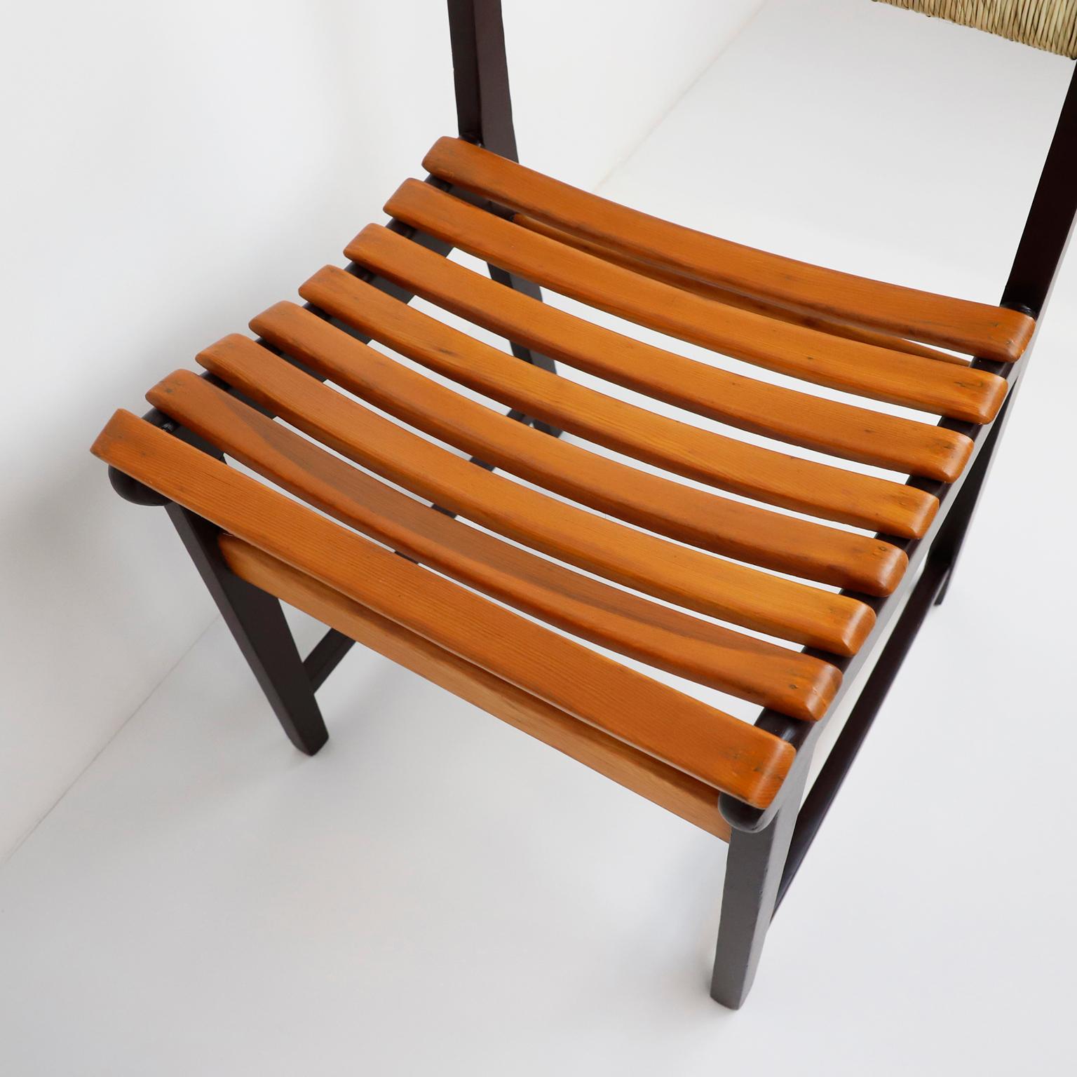 Mexican Set of Six Chairs by Michael Van Beuren for Domus For Sale