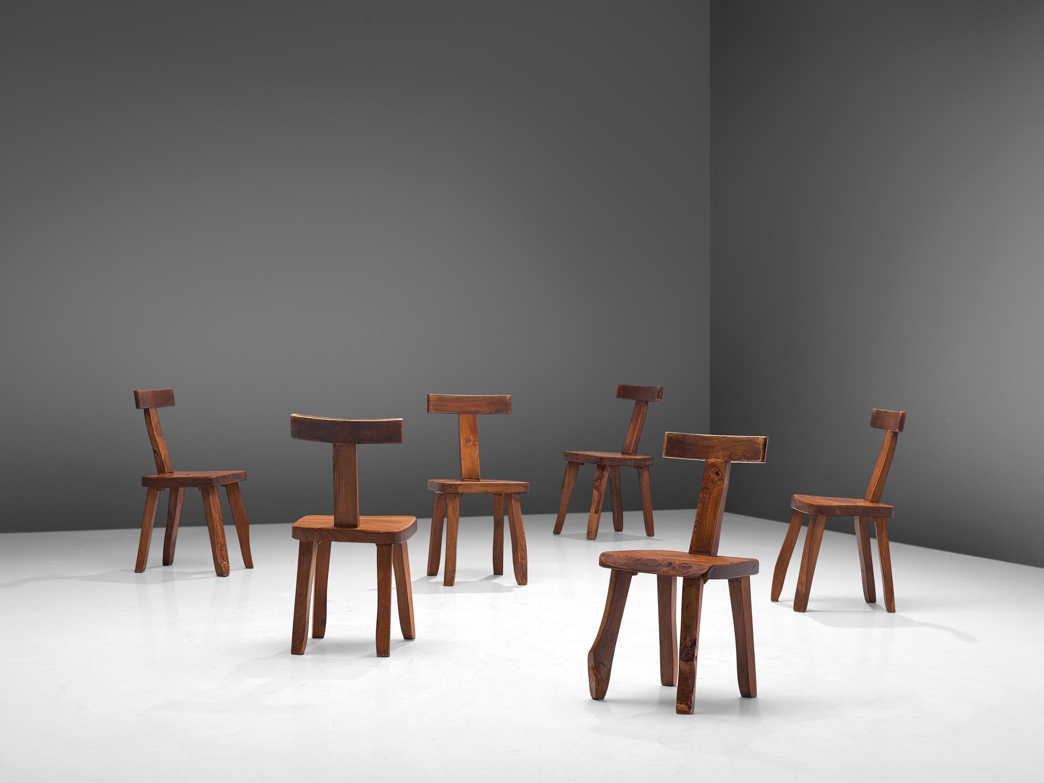 Scandinavian Modern Set of Six Chairs by Olavi Hänninen