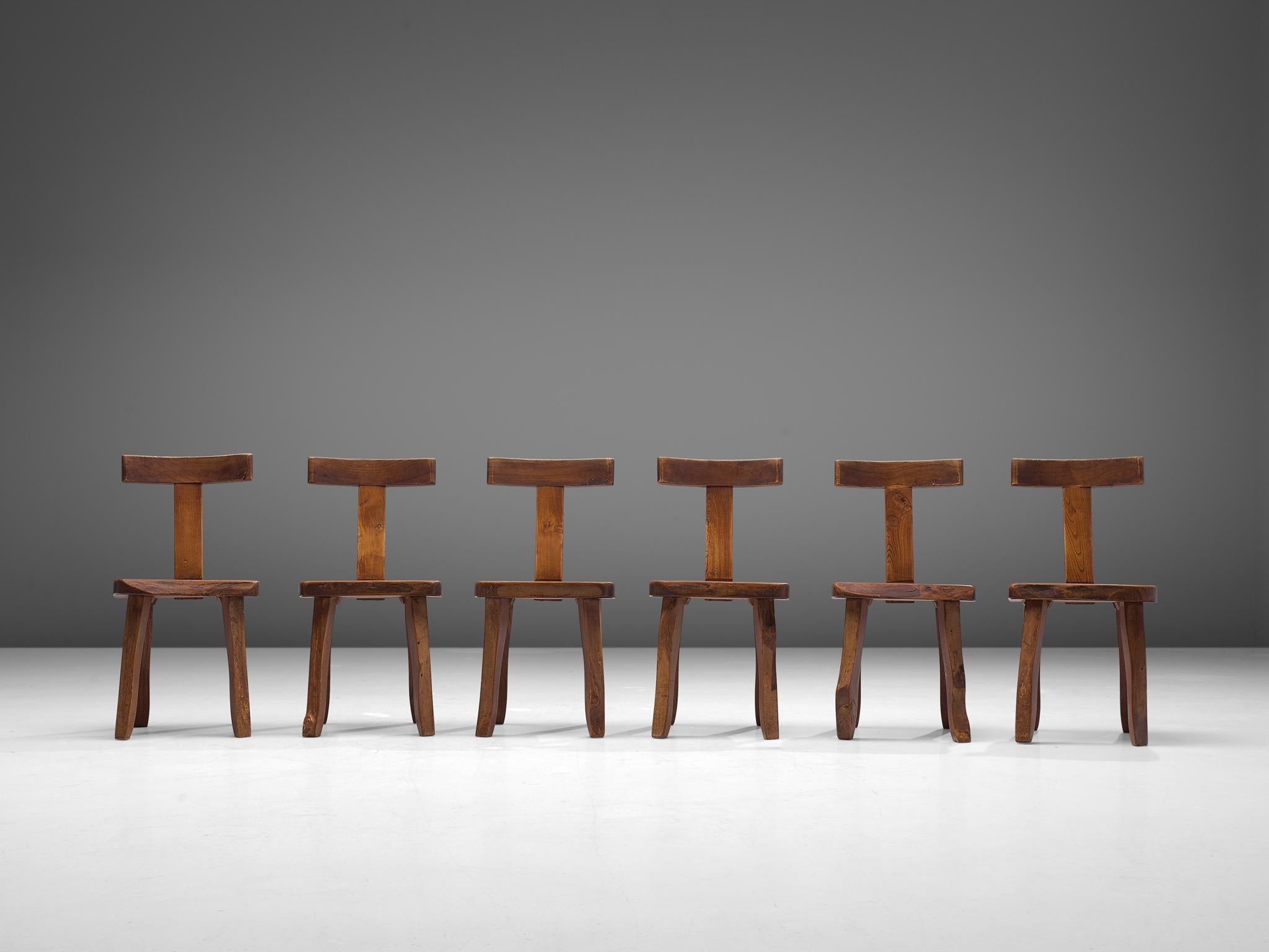 Finnish Set of Six Chairs by Olavi Hänninen