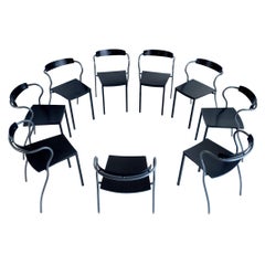 Set of six Chairs by Pascal Mourgue Rio for Artelano, France, 1991