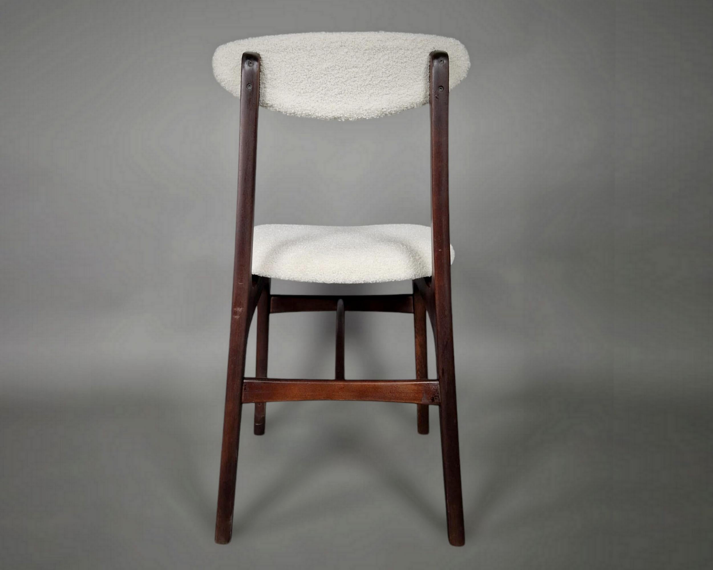 Ensemble de six chaises par Rajmund Hałas, Poznan, Pologne, vers 1970. Bon état - En vente à Paris, FR