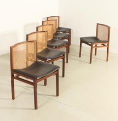 Set of Six Chairs by Tito Agnoli for La Linea, Italy, 1957