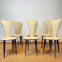 Set of Six Chairs by Umberto Mascagni, 1950s