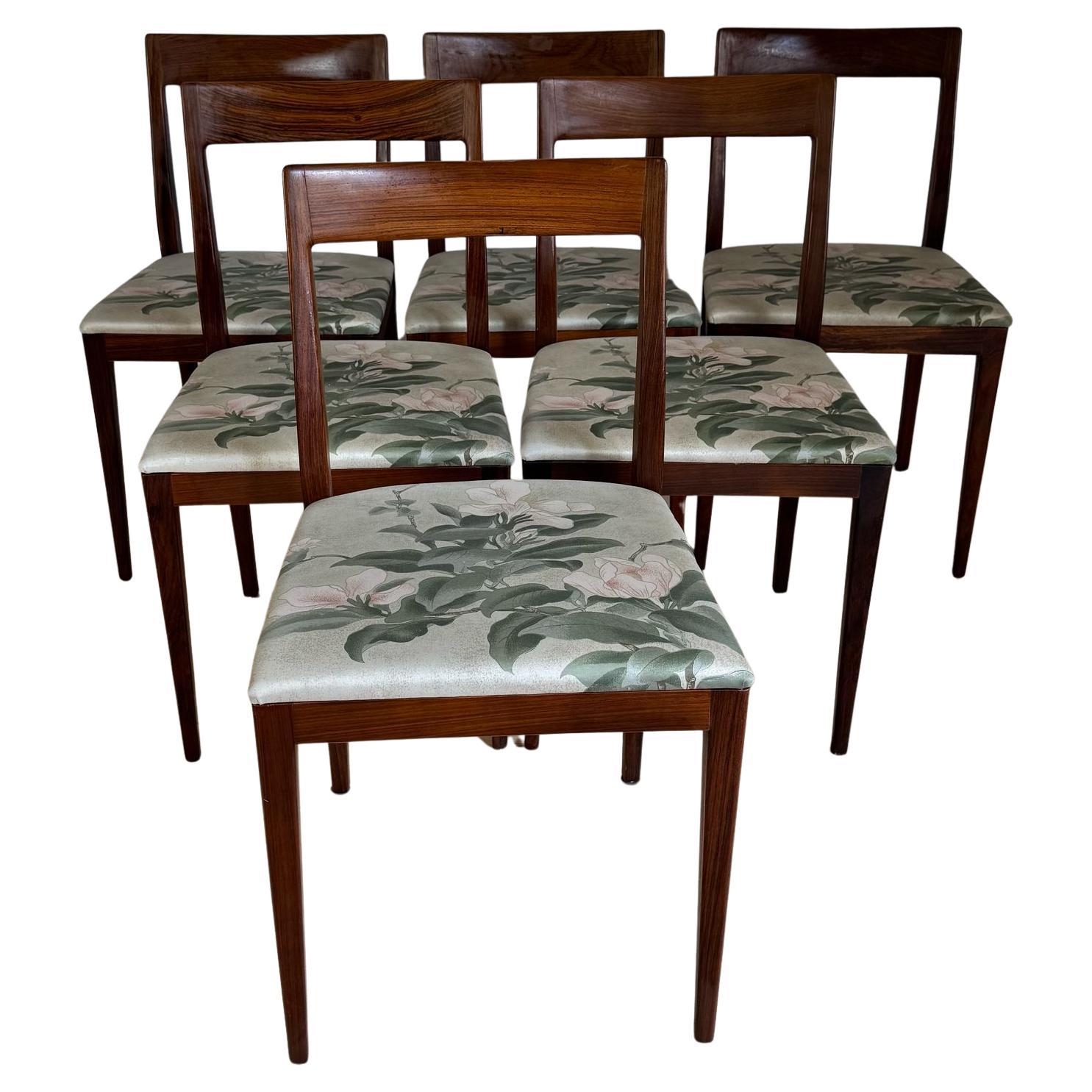 Ensemble de six chaises, Danemark 1960
