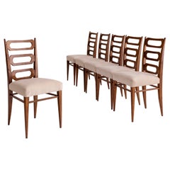Set of six chairs designed by Gio Ponti and Emilio Lancia for Domus Nova, Italy