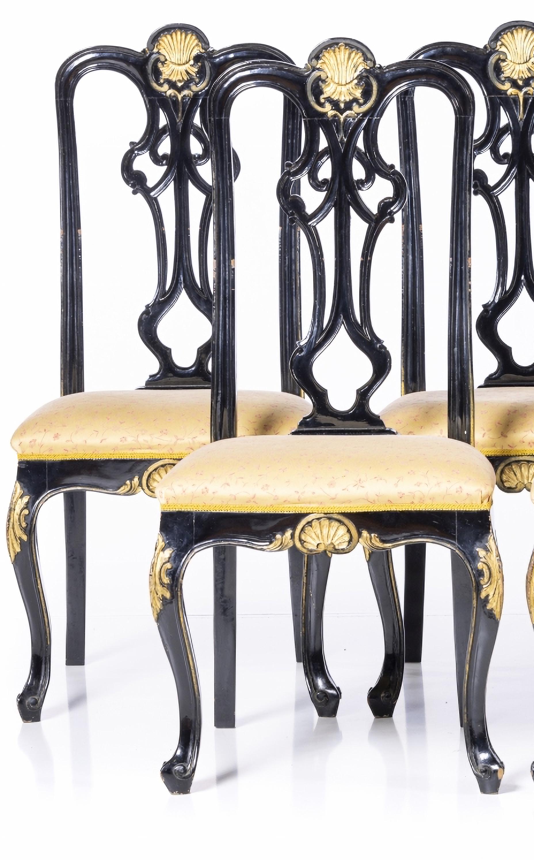 Moderne Ensemble de six chaises  Français, à partir du 20ème siècle en vente