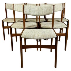 Set of six chairs in teak, Denmark 1960