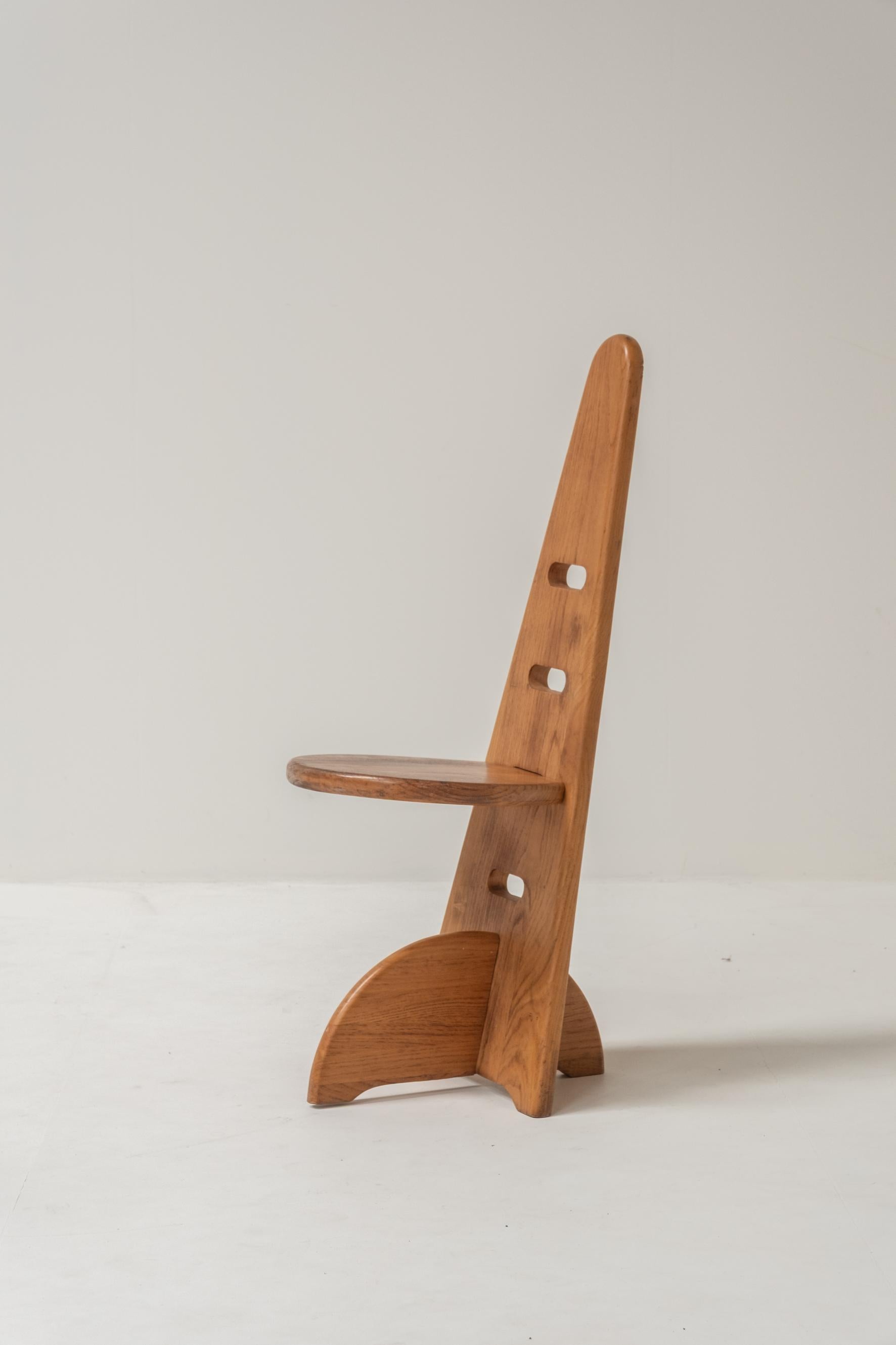 Juego de seis sillas de estilo Gijs Boelaars, altura de asiento regulable en Bueno estado para la venta en Boom, Vlaams Gewest