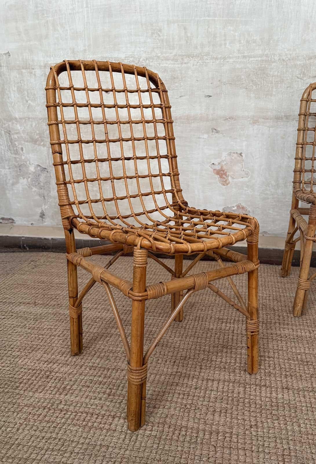 Ensemble de six chaises dans le style de Tito Agnoli - années 1970 Bon état - En vente à Roma, RM