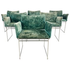 Set of Six Chairs Kazuhide Takahama Model 'Jano' for Simon, 1970s