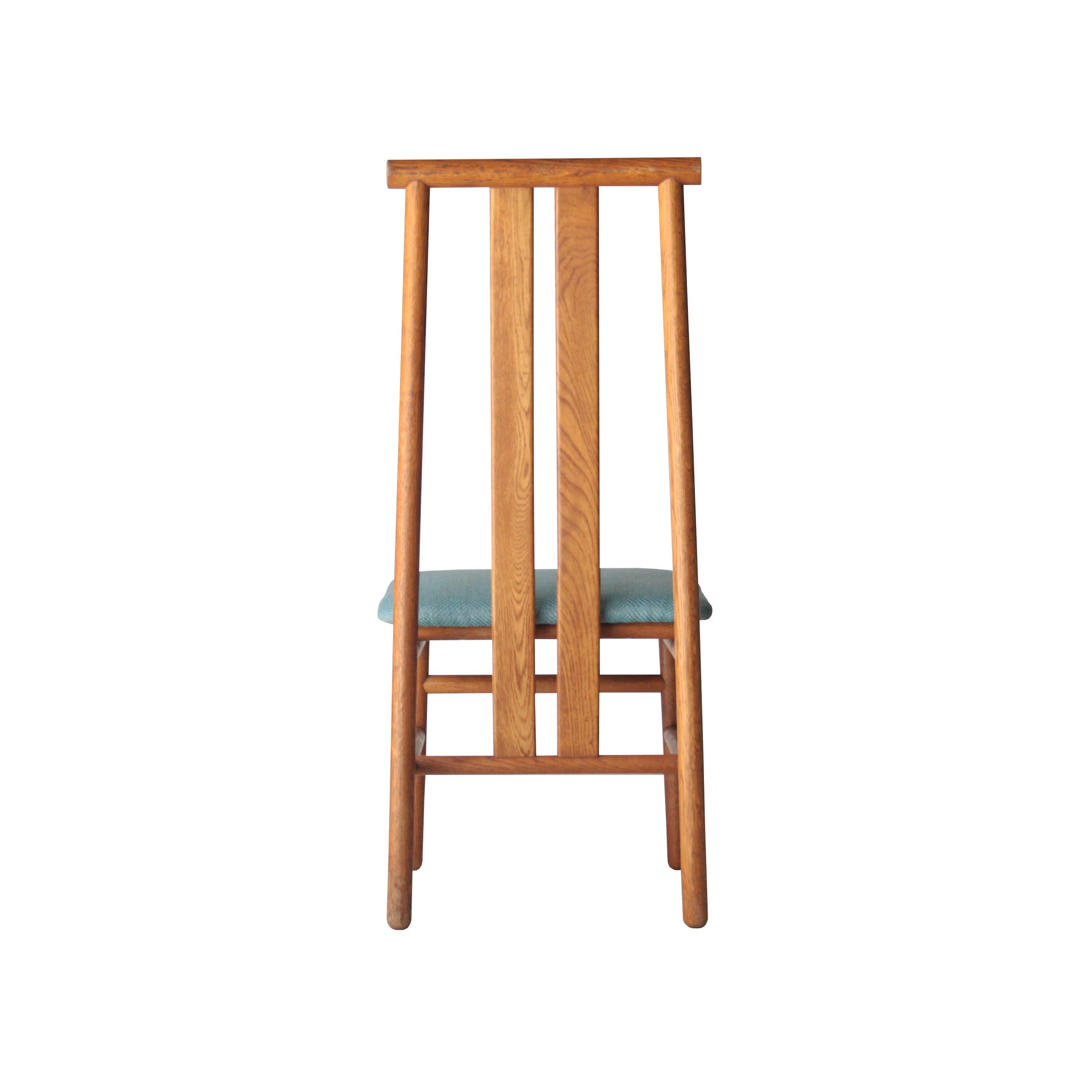 Set of Six Chairs Made of Teak with Upholstered Seat, Italy, 1960 In Good Condition In Madrid, ES