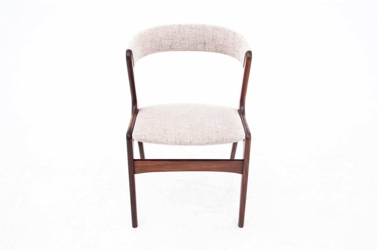 Mid-Century Modern Set of six chairs model 68, Anderstrup Stolefabrik, 1960s For Sale