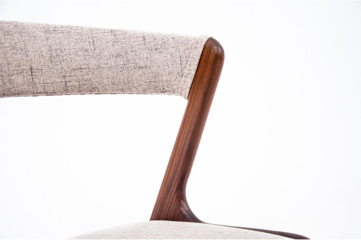 Set of six chairs model 68, Anderstrup Stolefabrik, 1960s For Sale 1