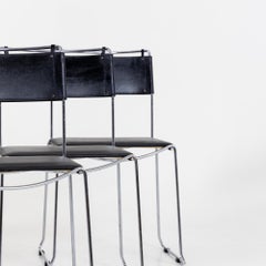 Set of six Chairs, model 'Jodi' by Sintesi, Italy 1980s