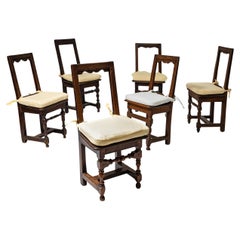 Used Set of Six Chairs, Probably France, 19th Century