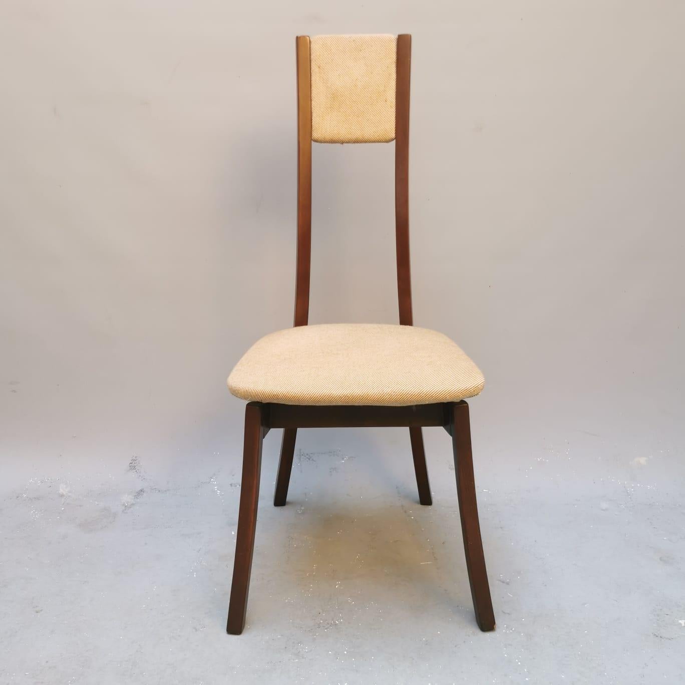 Set of six Chairs Programm S11, Angelo Mangiarotti for Sorgente Del Mobile 1