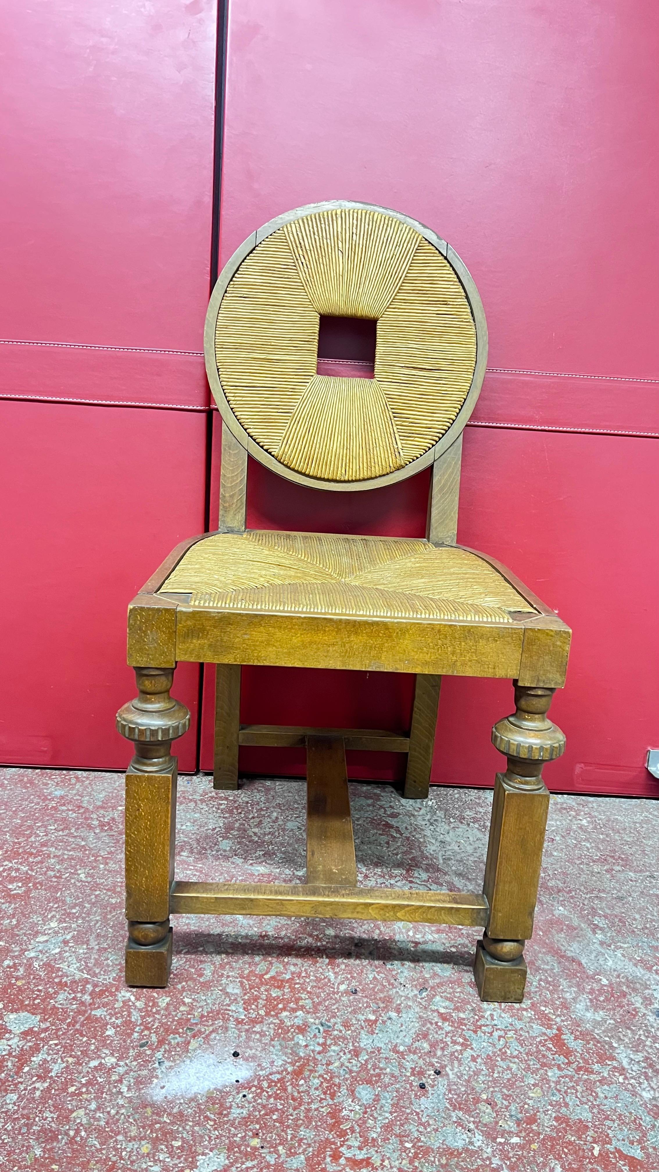 Francese Set di sei sedie Victor Courtray in vendita