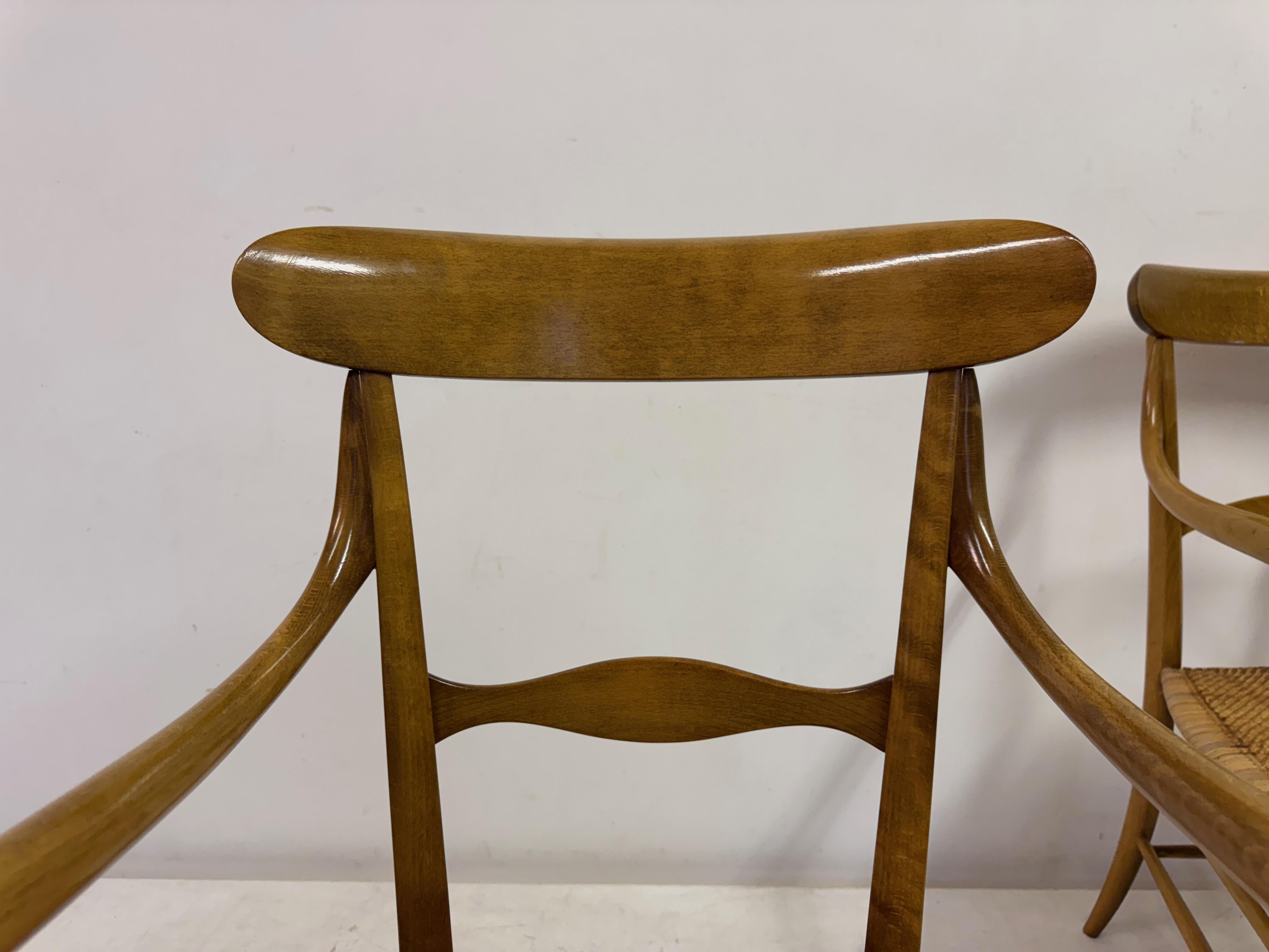 Set of Six Chiavari Companino Armchairs by Fratelli Levaggi For Sale 6