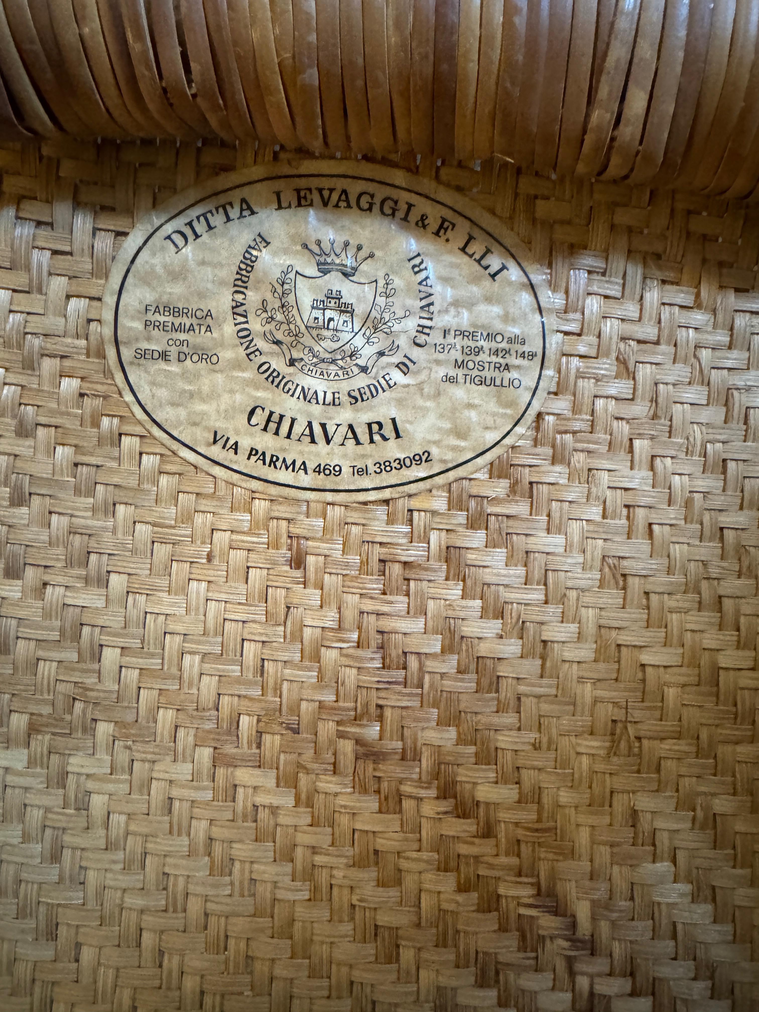 Set of Six Chiavari Companino Armchairs by Fratelli Levaggi For Sale 2