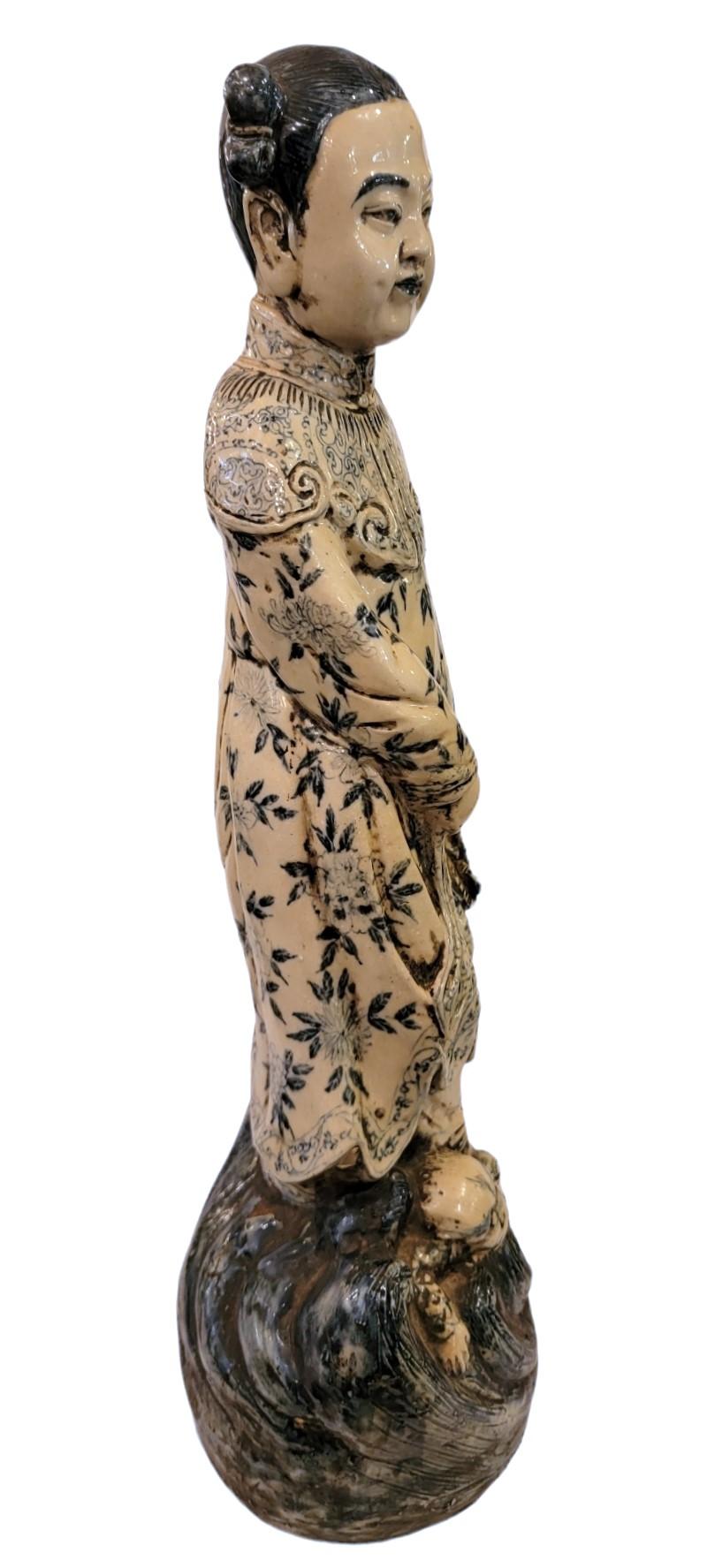 Set of Six Chinese Immortals Ceramic Fugures 2