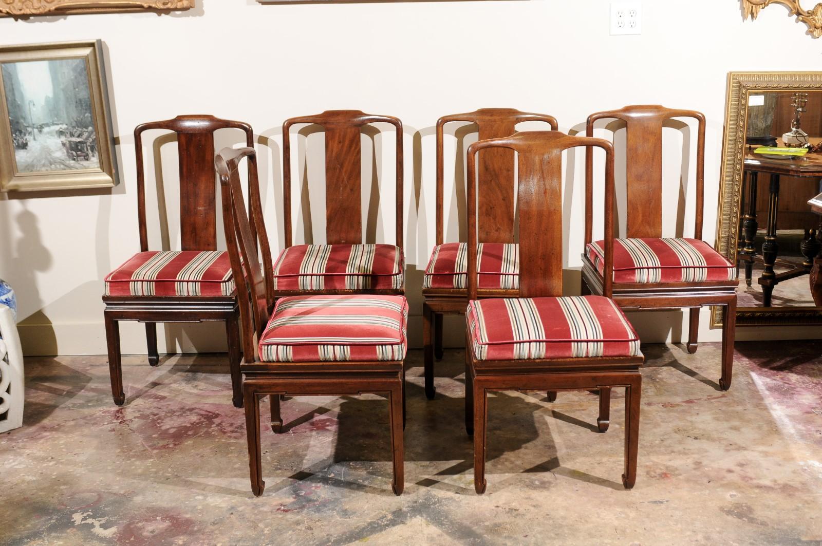 Set of Six Chinese Ming Style Chairs 4