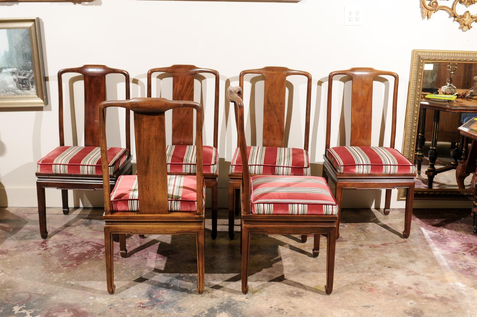 Set of Six Chinese Ming Style Chairs 5