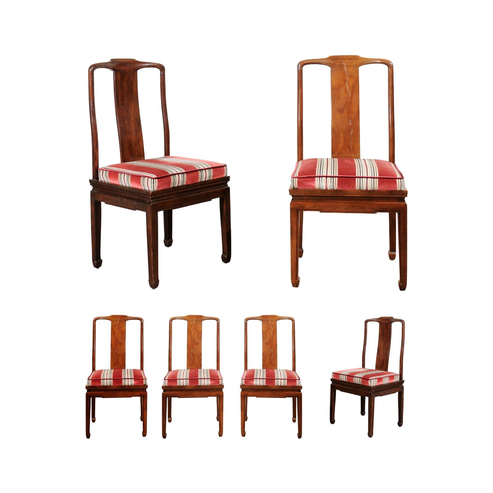 Set of Six Chinese Ming Style Chairs