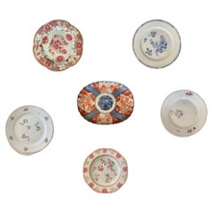 Set of Six Chinese Porcelain Plate from the 18th and 19th Century