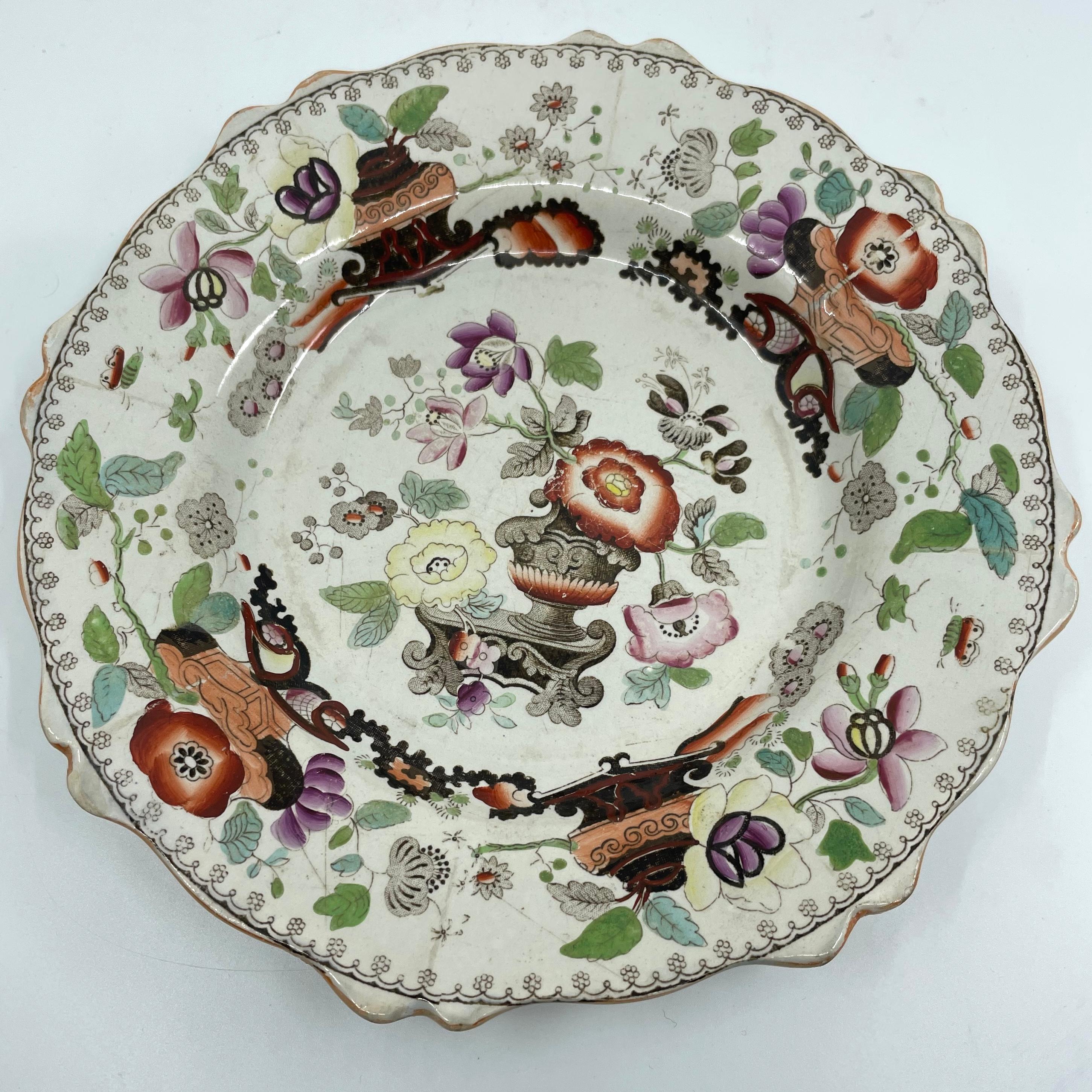 19th Century Set of Six Chinoiserie Plates