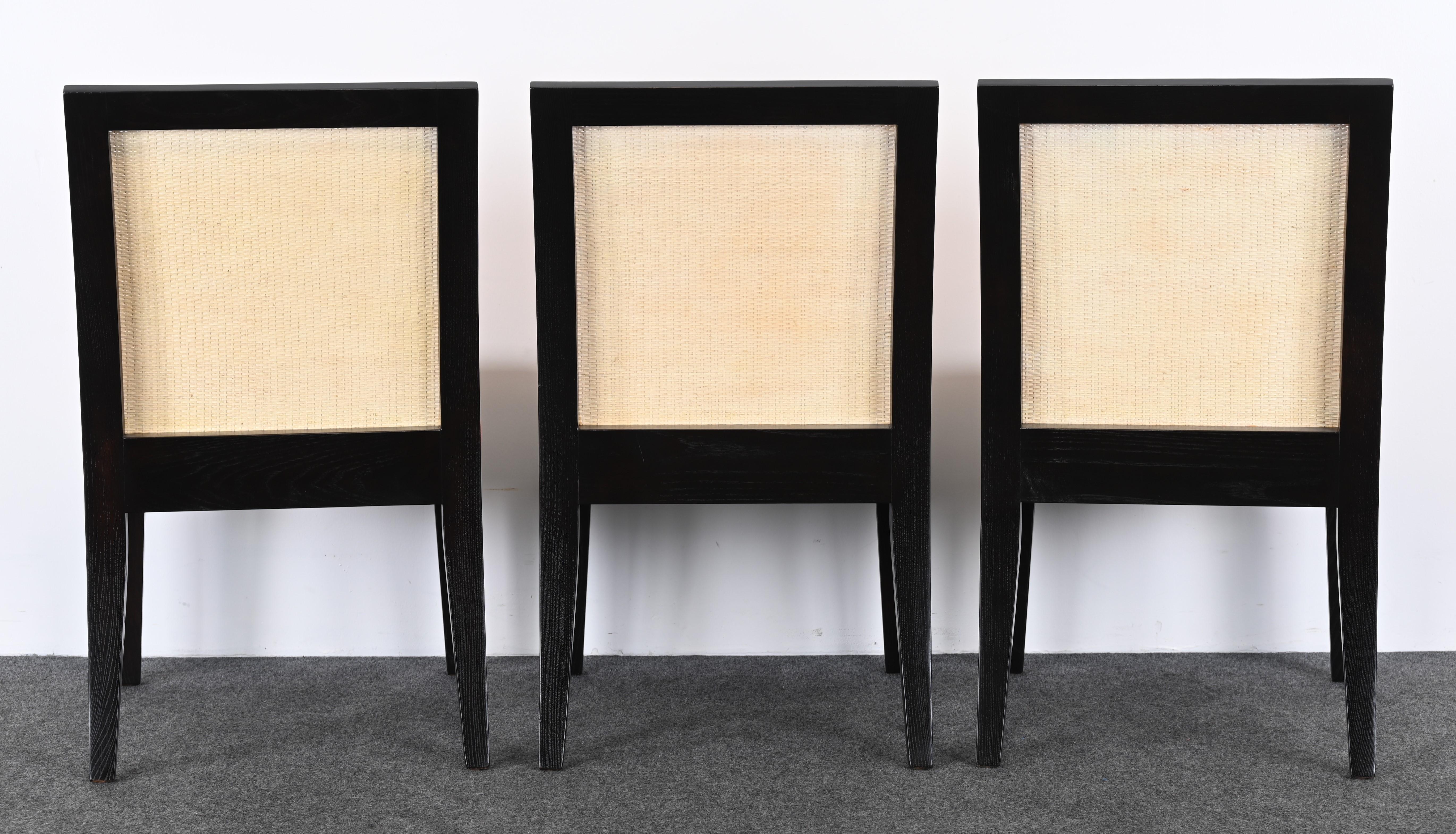 Set of Six Christian Liaigre Dining Chairs, 20th Century For Sale 5