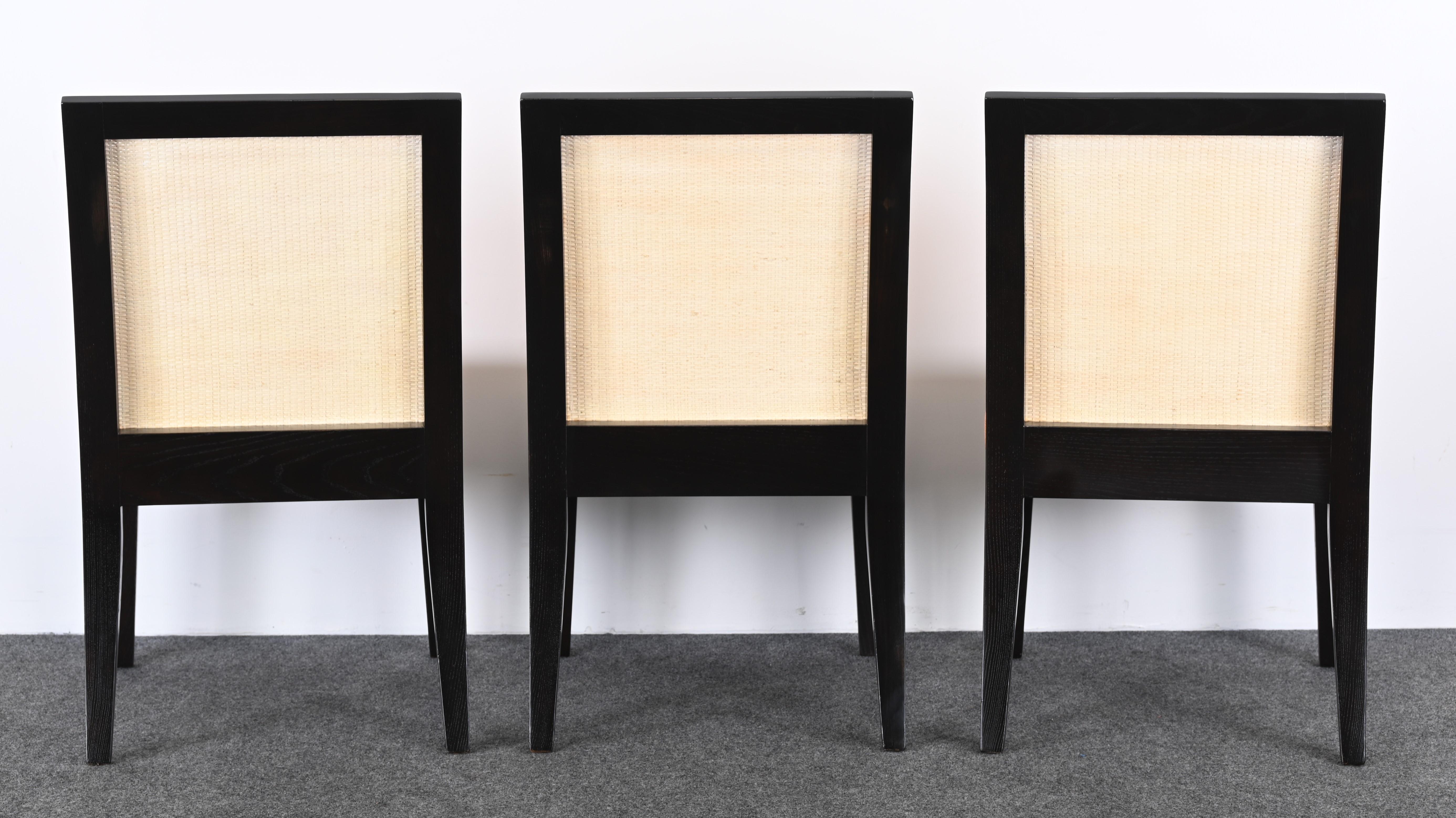 Set of Six Christian Liaigre Dining Chairs, 20th Century For Sale 2