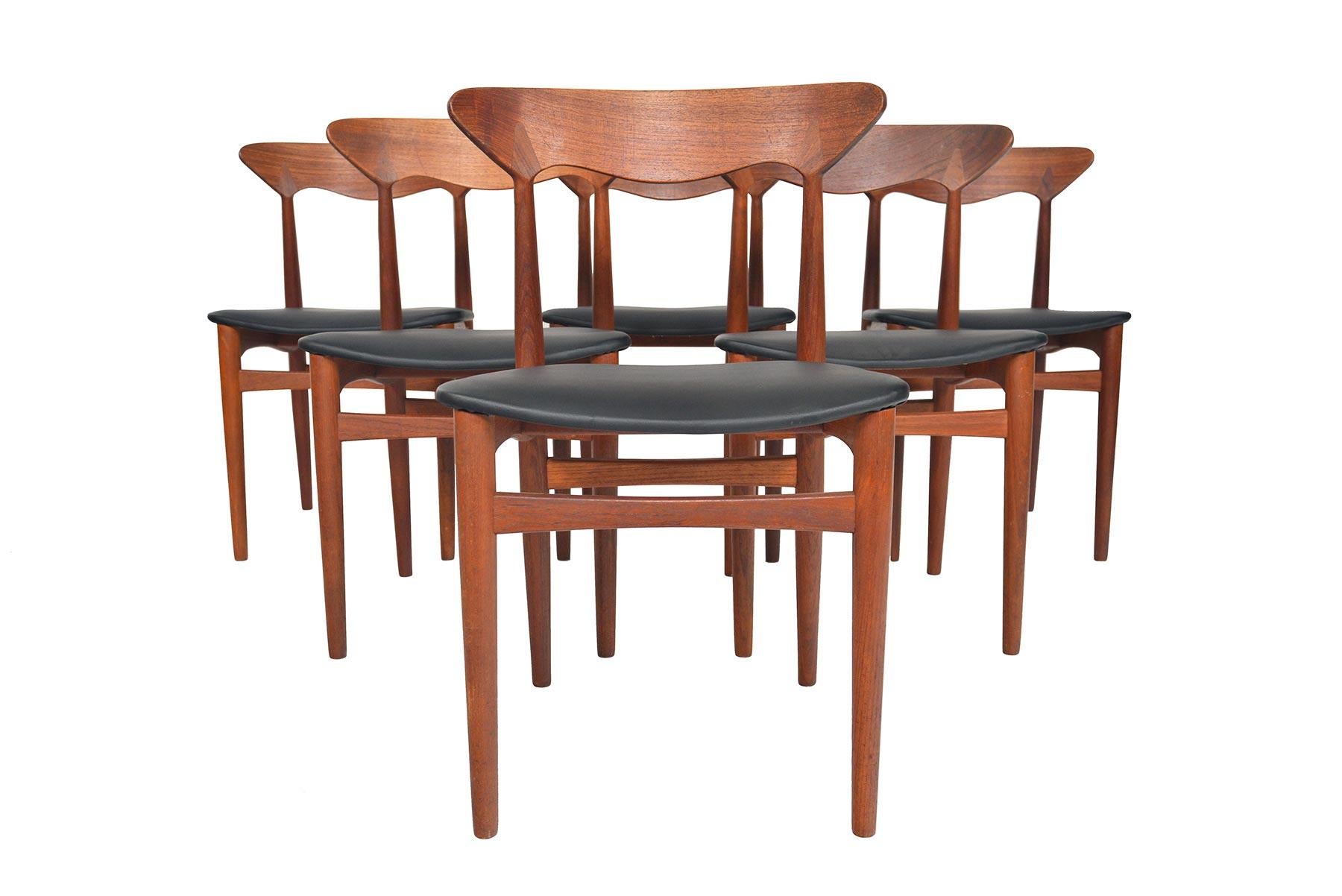Origin: Denmark
Designer: Unknown
Manufacturer: Christian Linneberg
Era: 1950s
Dimensions: 20 wide x 17 deep x 30.5 tall 
Seat: 18 wide x 16 deep x 17 tall

Condition: Frames in good original condition with some cosmetic wear (will be
