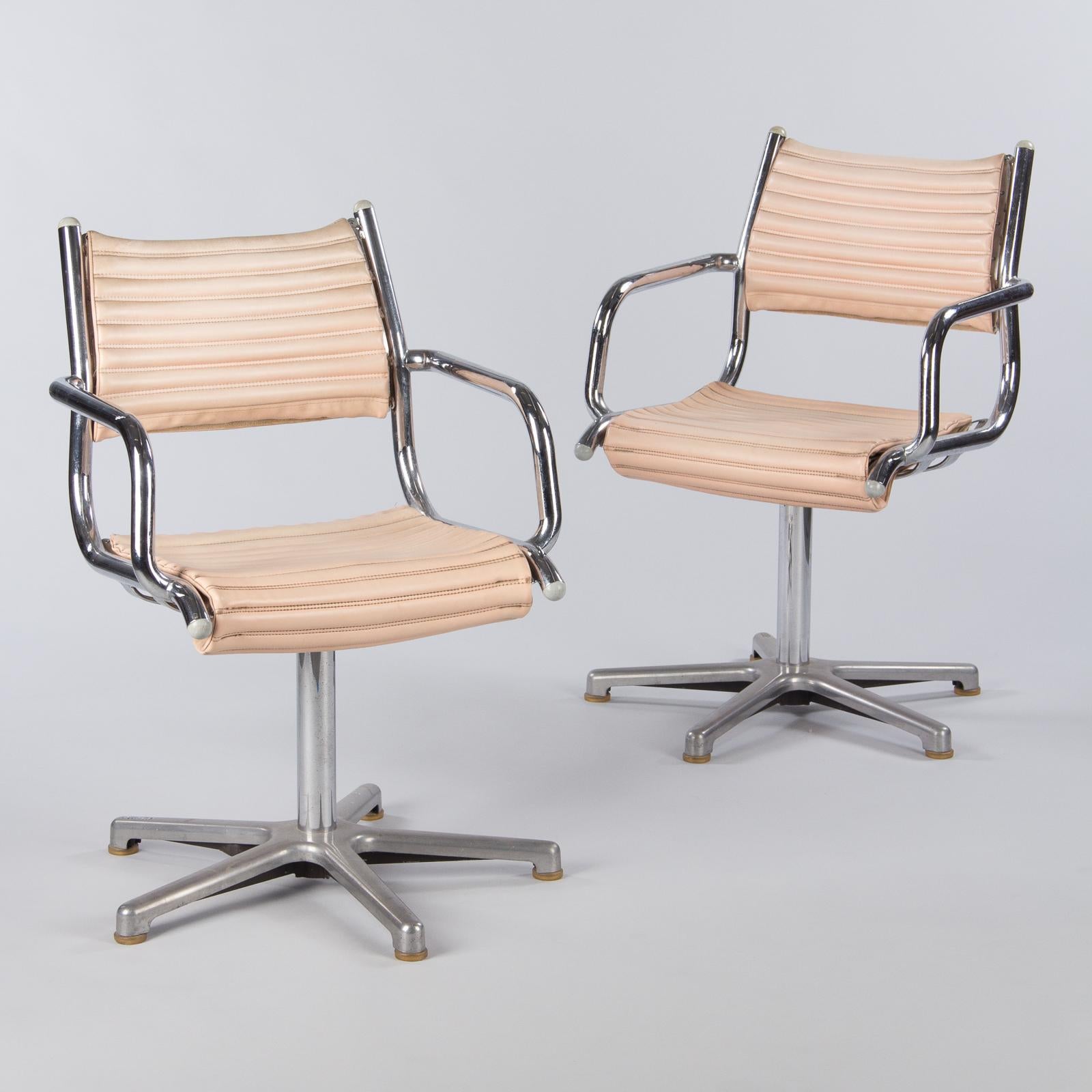 Set of Six Chrome Armchairs with Vinyl Seats by Olymp, Germany, 1970s 7