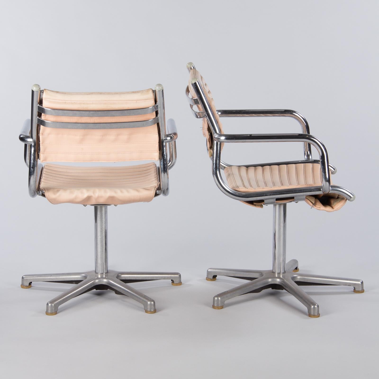 Set of Six Chrome Armchairs with Vinyl Seats by Olymp, Germany, 1970s 10