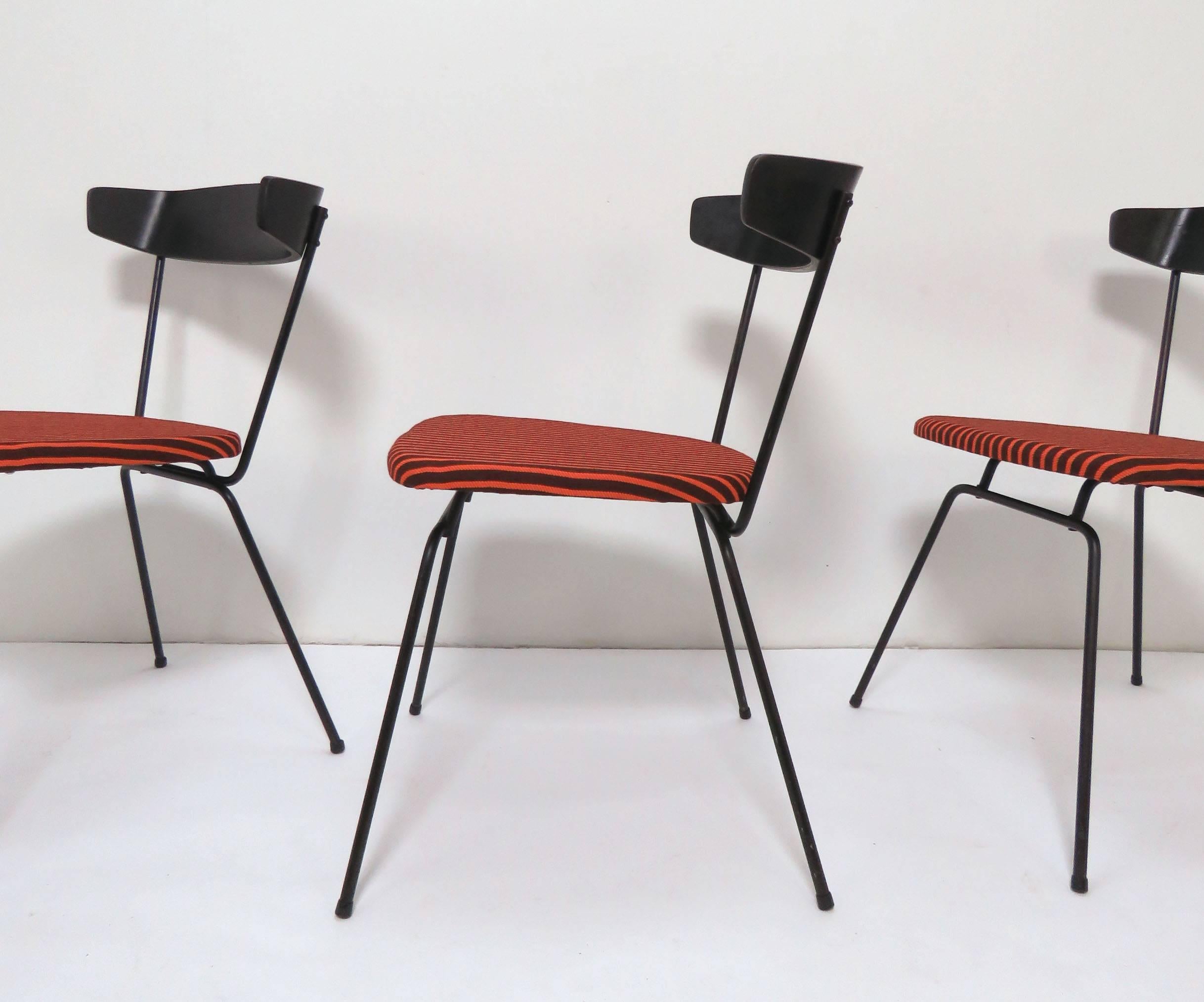 American Set of Six Clifford Pascoe Dining Chairs, circa 1950s
