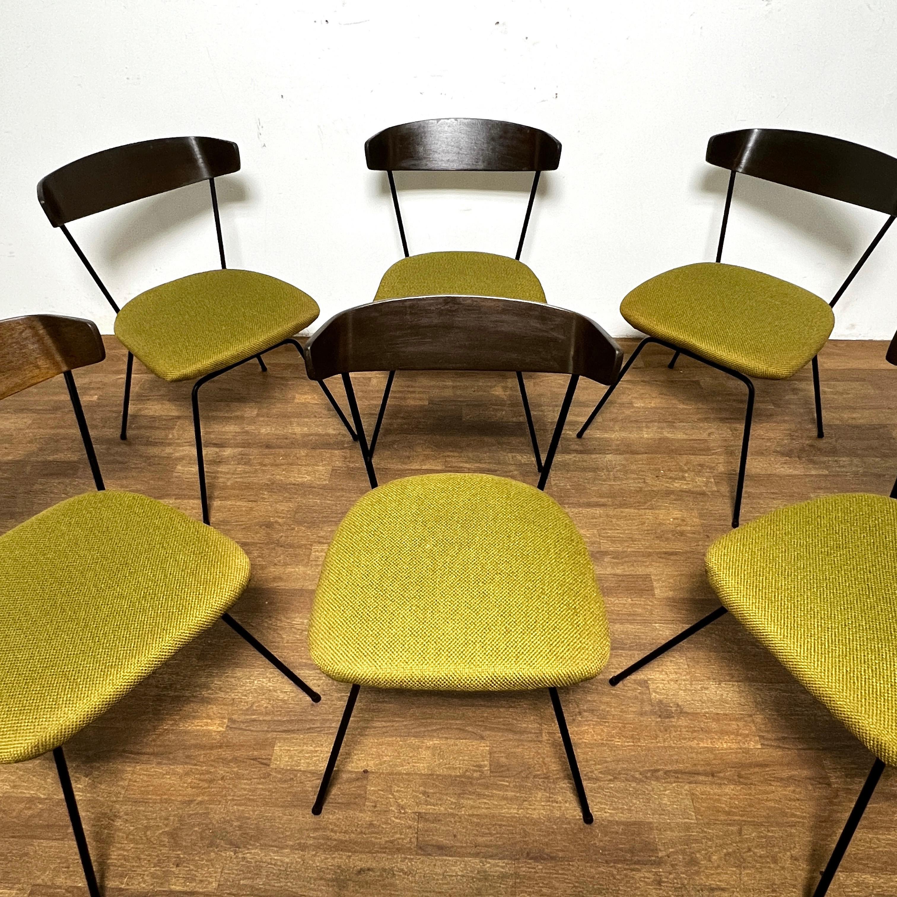 Metà XX secolo Set di sei sedie da pranzo Clifford Pascoe per Modernmasters, CIRCA 1950 in vendita