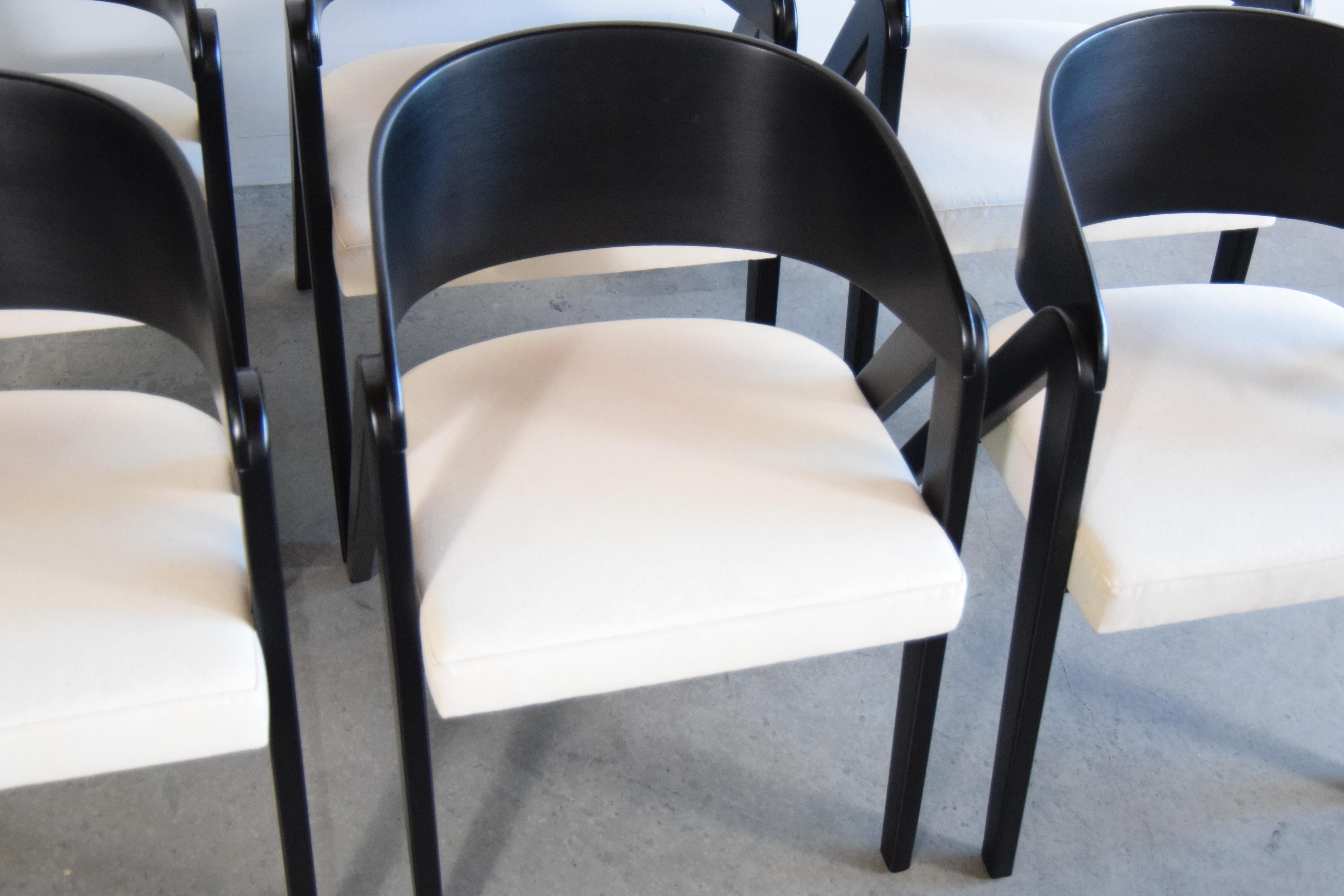 Set of Six Compass Chairs by Allan Gould, circa 1948 For Sale 3