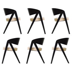 Used Set of Six Compass Chairs by Allan Gould, circa 1948