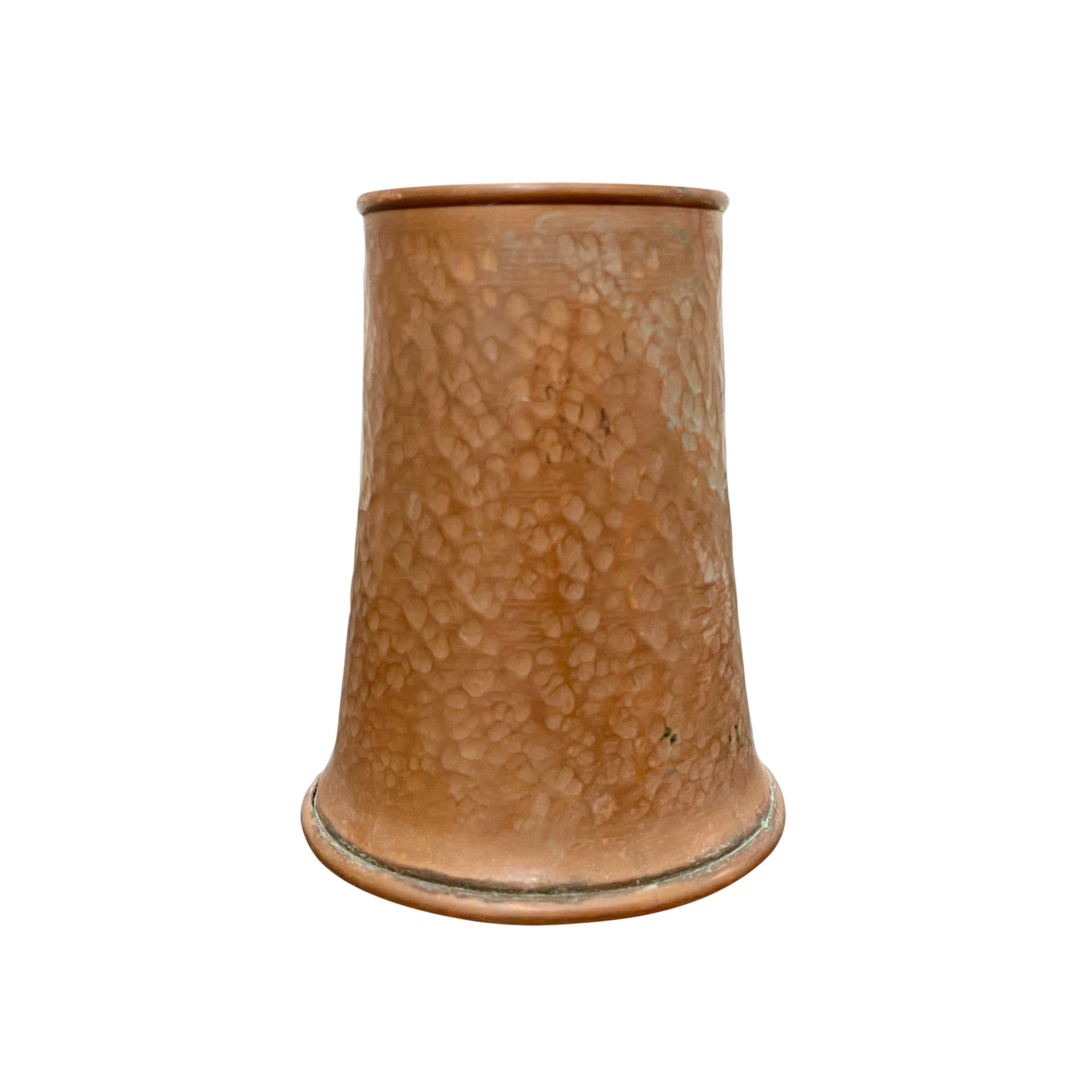 20th Century Set of Six Copper Beer Mugs