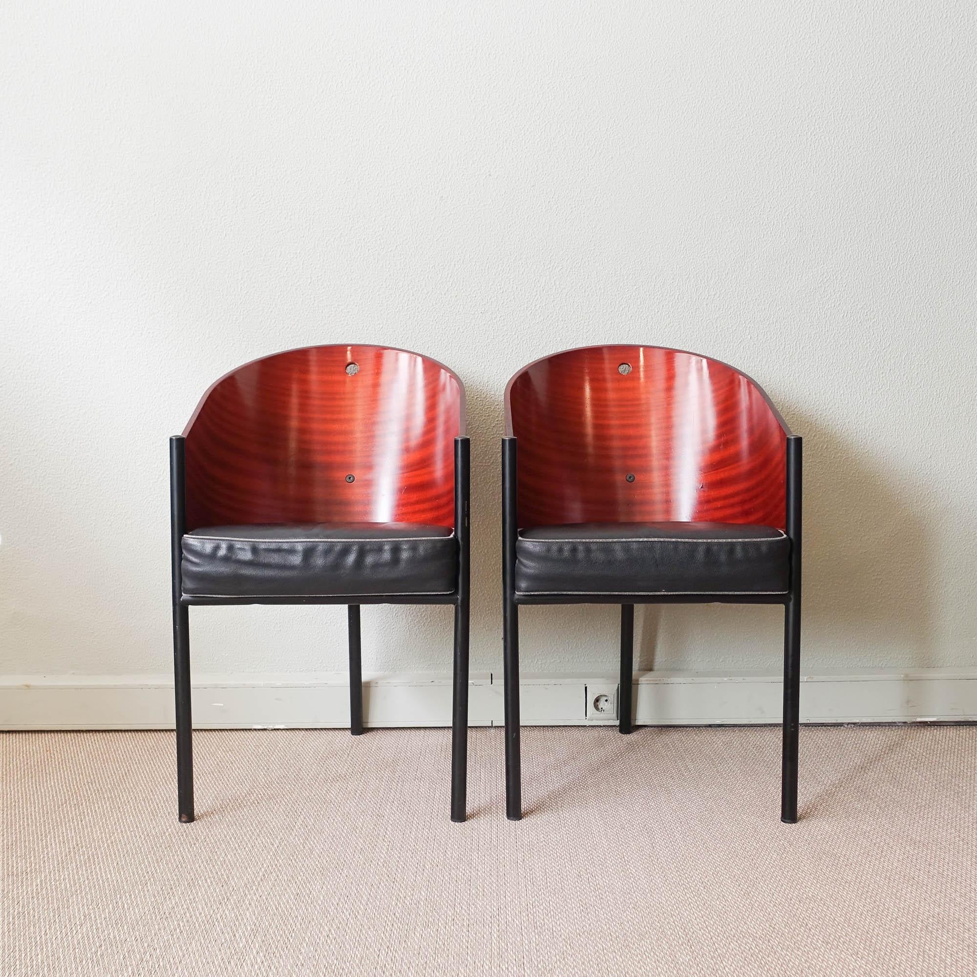 Set of Six Costes Chairs by Philippe Starck for Driade, 1981 In Good Condition For Sale In Lisboa, PT